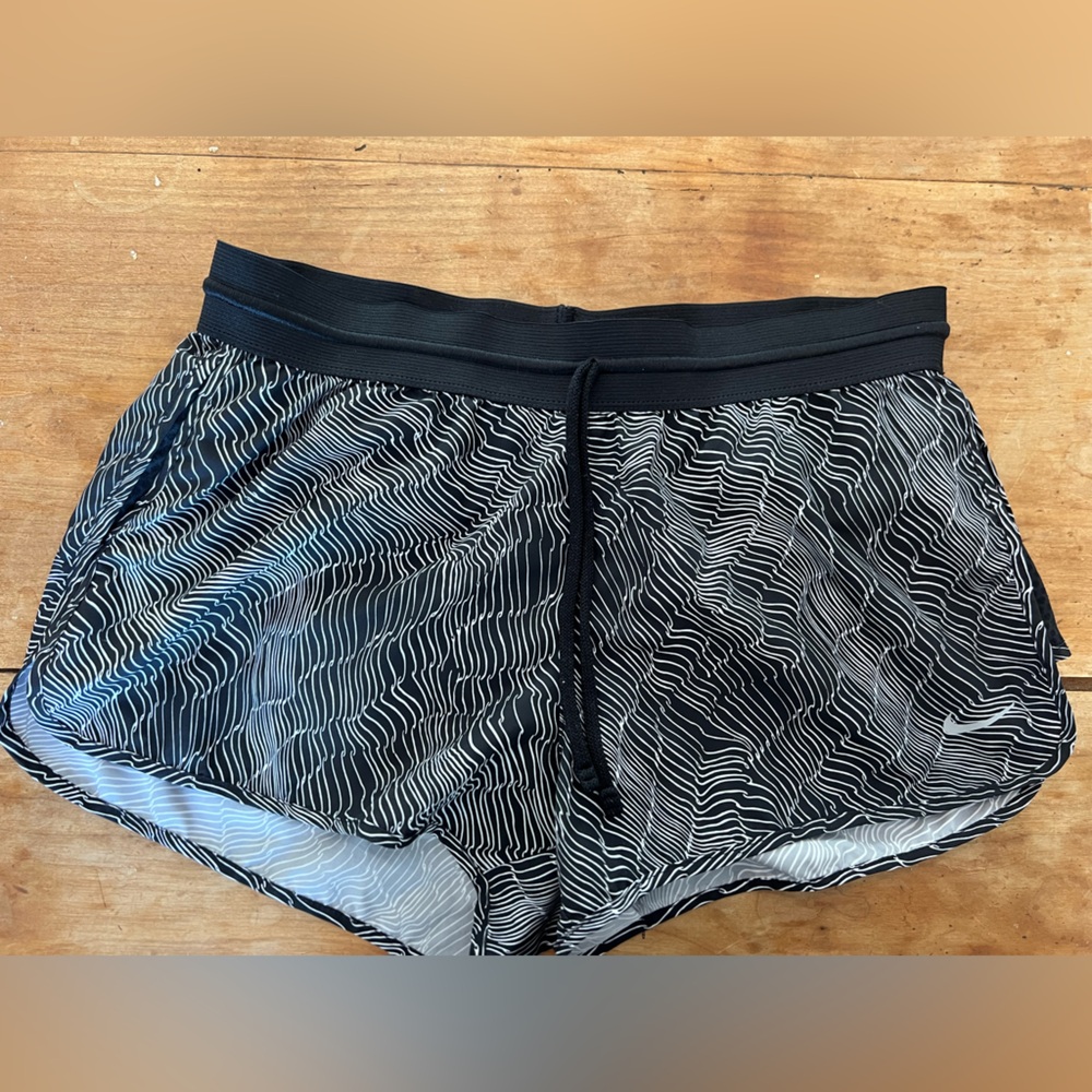 Nike Black and White Dri-FIT Shorts